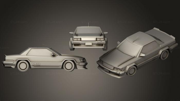 Vehicles (simple car, CARS_0374) 3D models for cnc